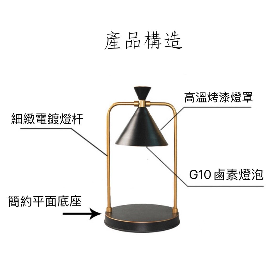 韓版古銅色融蠟燈